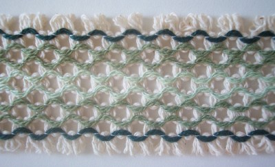 Green Ombre 2" Cluny Lace