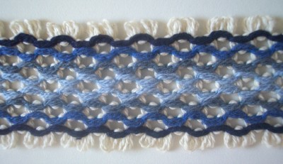 Slate Ombre 2" Cluny Lace