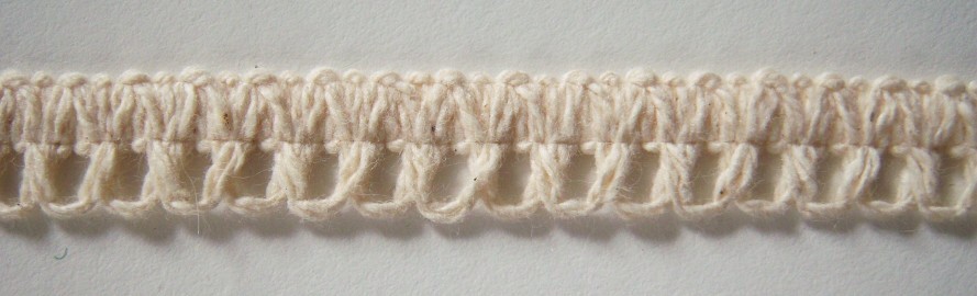 Natural Cotton 7/16" Cluny Lace