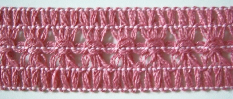 Dusty Rose 1 5/8" Lace