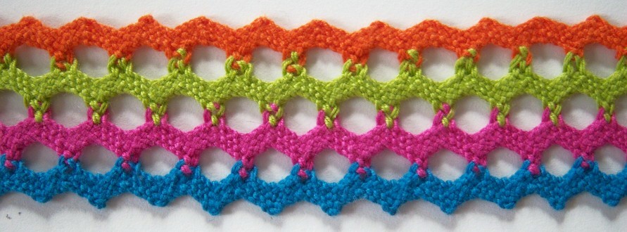 Multi Crochet Polyester 1 3/8" Braid
