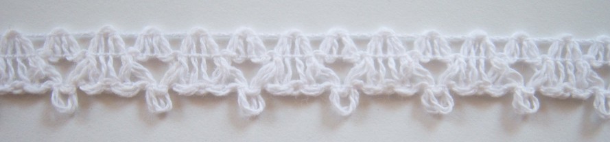 White Cotton 9/16" Lace