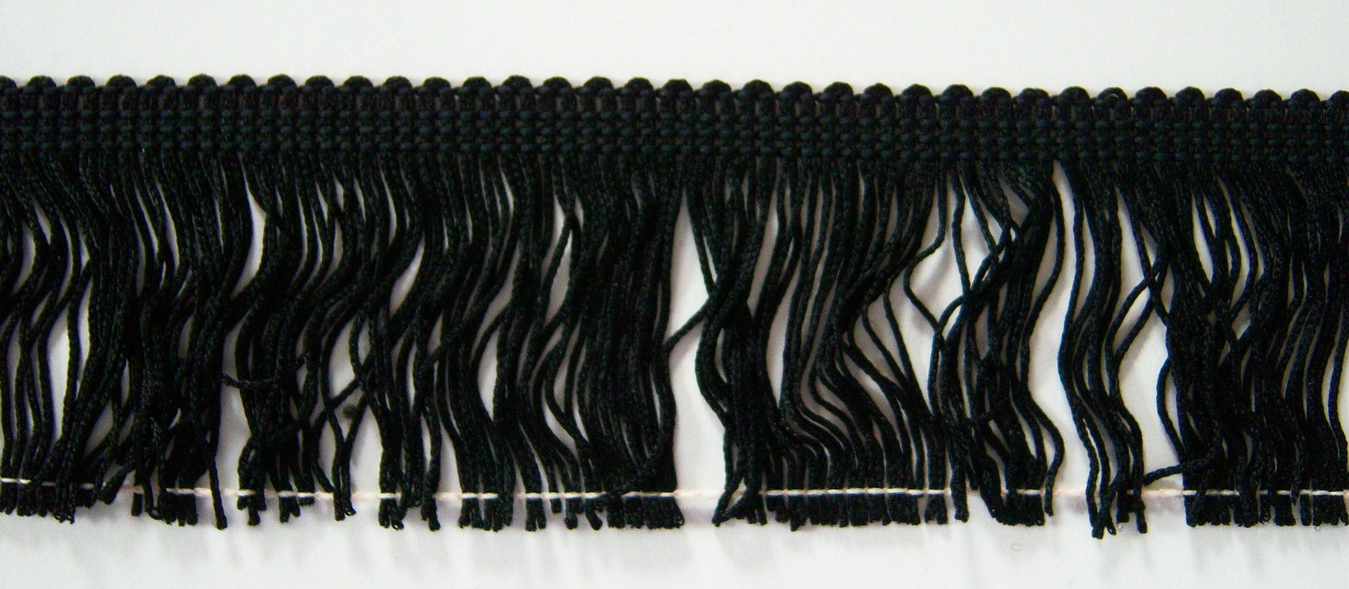Conso Black 2 1/2" Fringe Sewing Trim