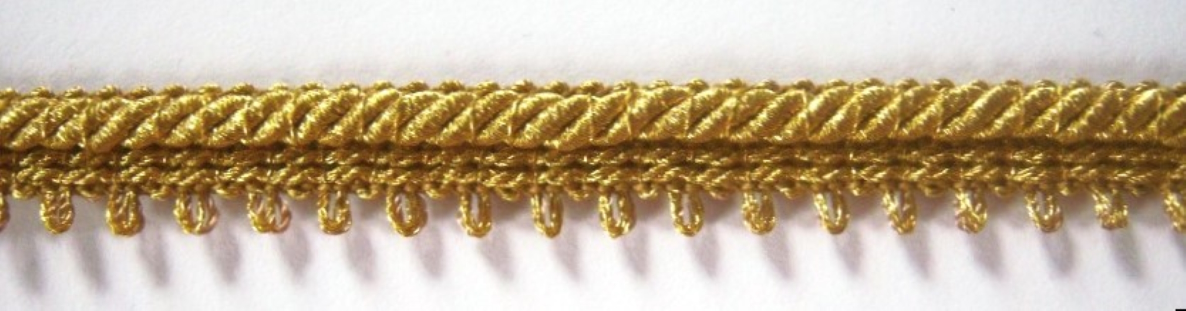 Gold Cord/Loop 1/2" Thick Braid