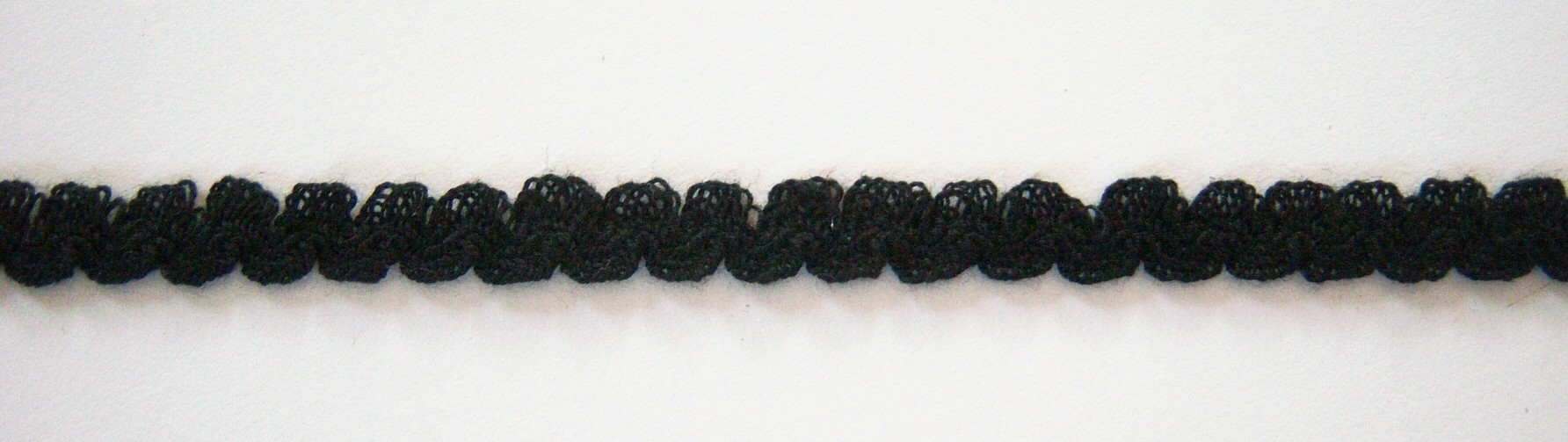 Black 5/16" Cotton Lace