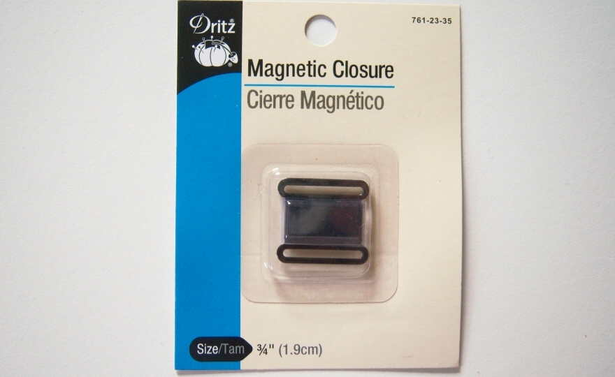 Dritz 761-23-35 Black Magnetic Closure