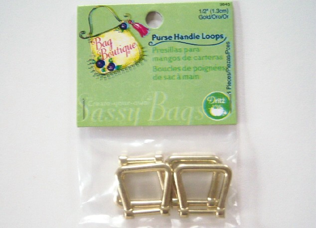 Dritz 9845 Gold Bag Handle Loops