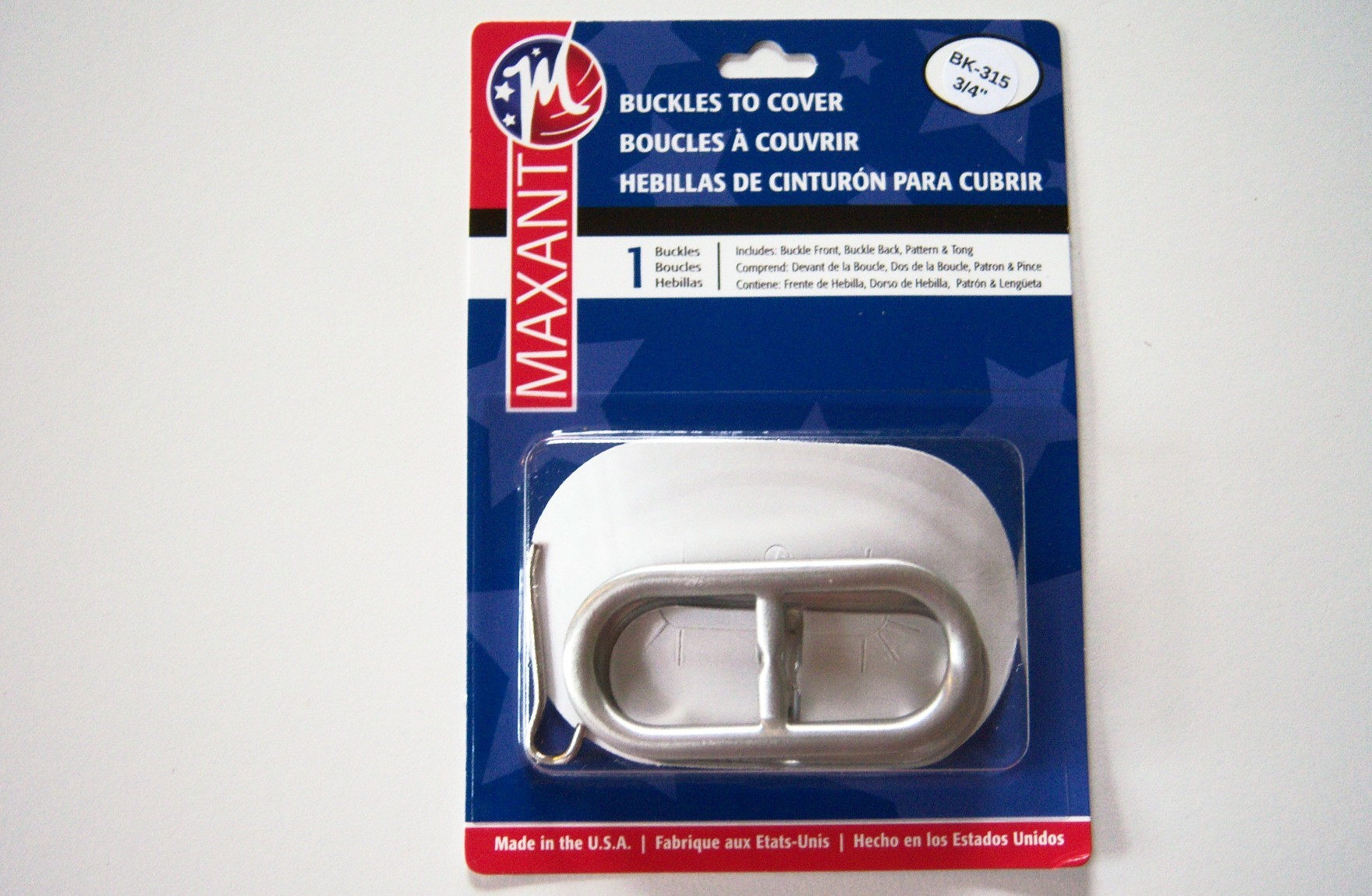 BK-315 Maxant 3/4" Buckle To Cover