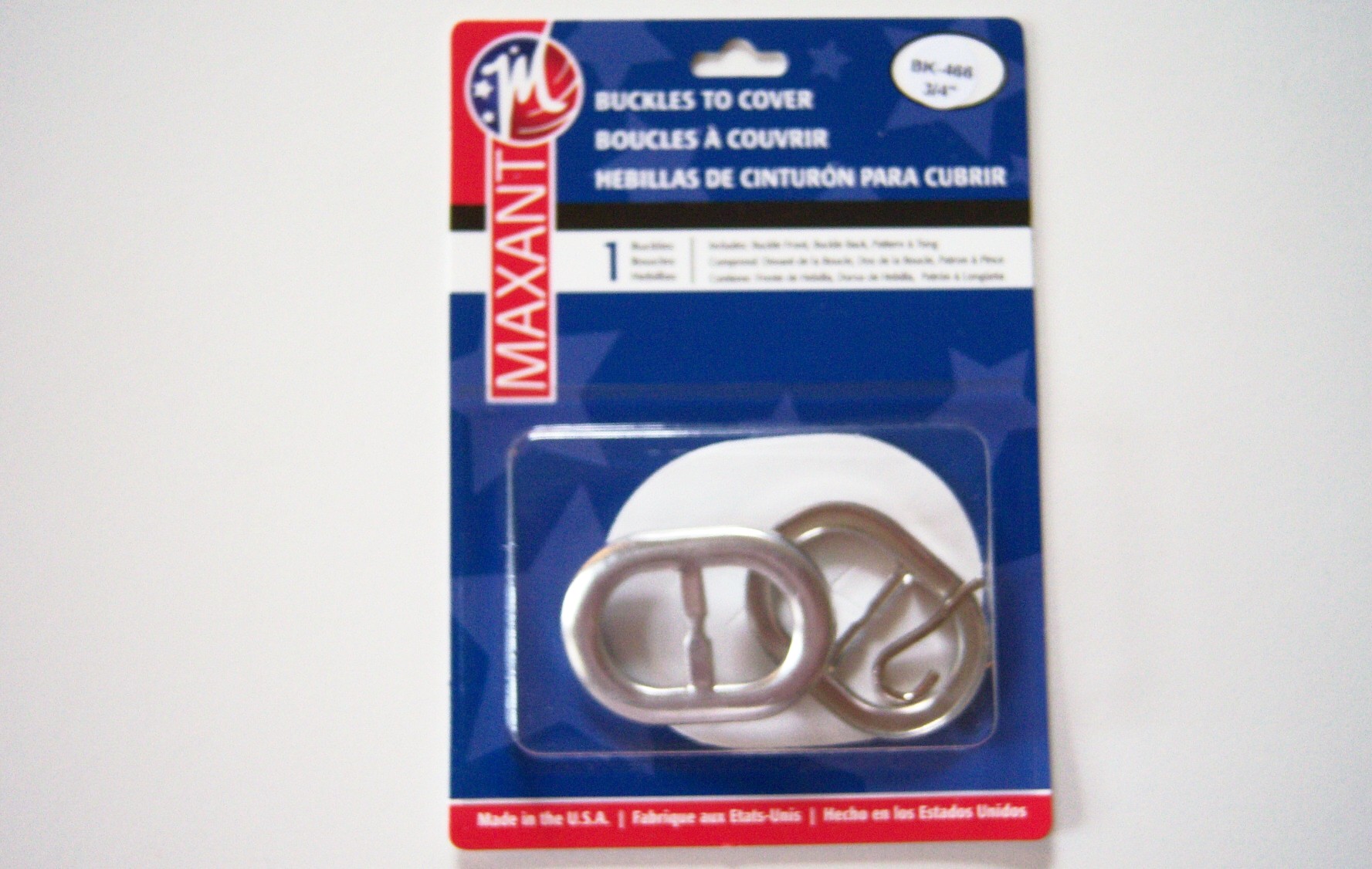 BK-466 Maxant 3/4" Buckle To Cover