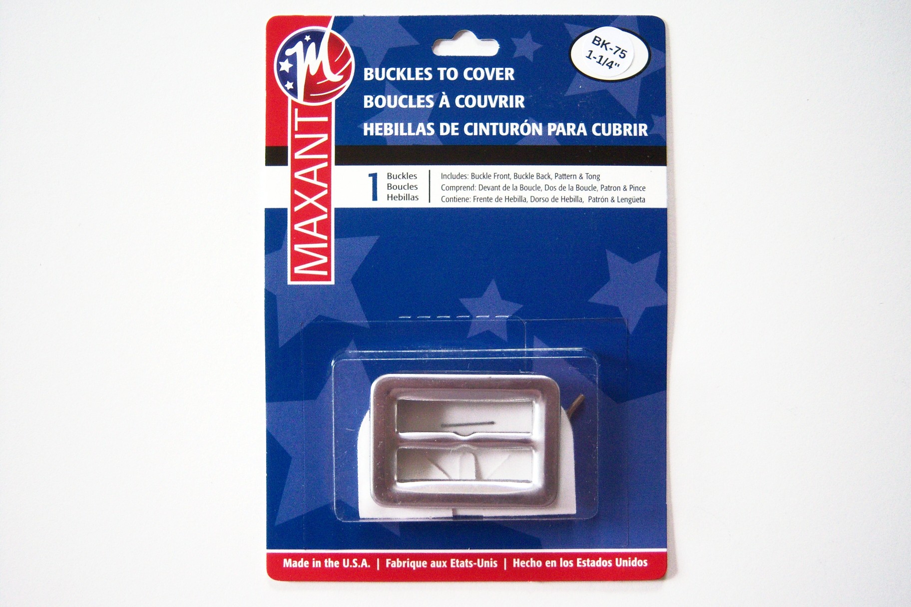 BK-75 Maxant 1 1/4" Buckle To Cover