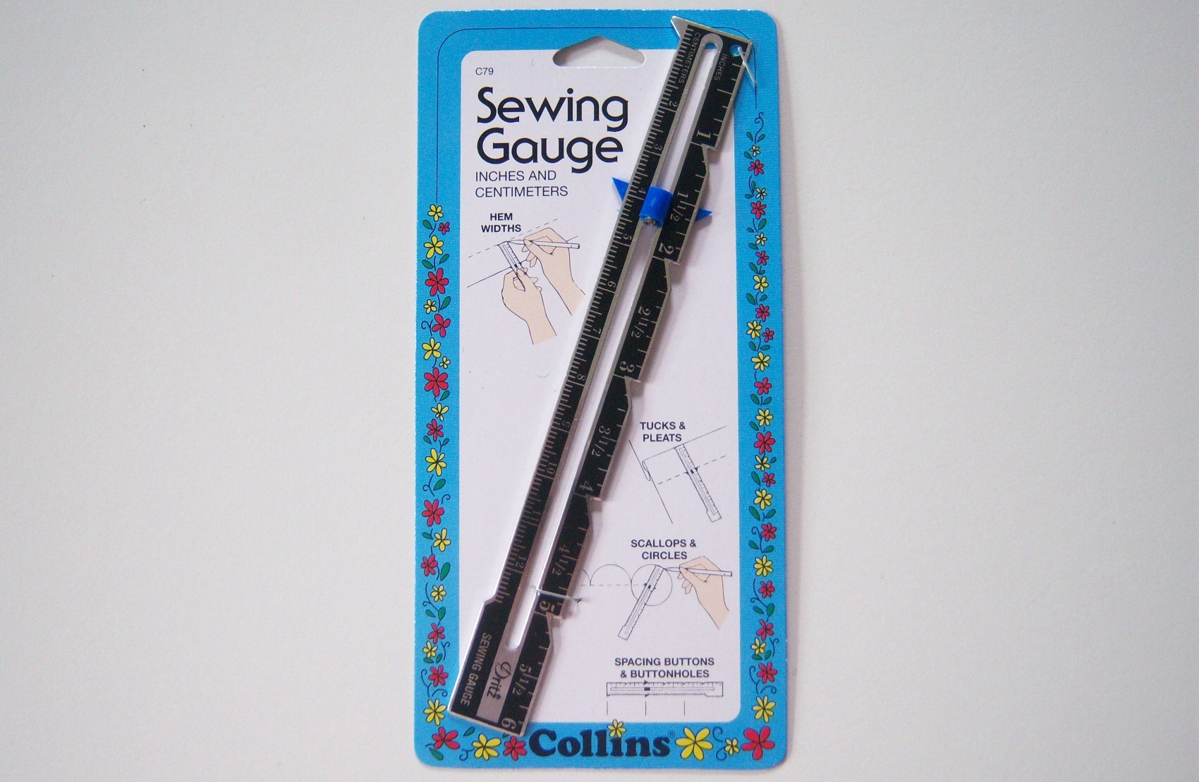 Collins 6" Sewing Guage