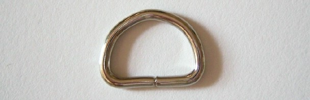 Nickel 5/8" Dee Ring