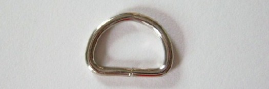 Nickel 1/2" Dee Ring