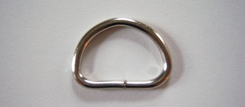 Nickel 3/4" Dee Ring