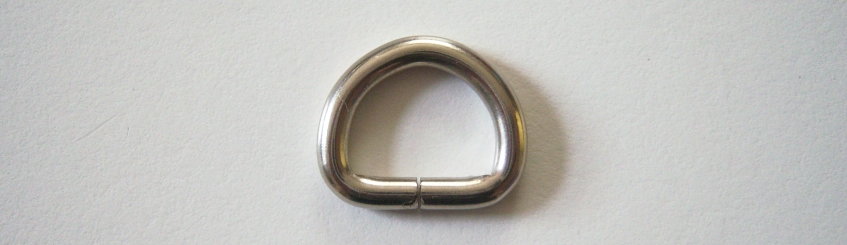 Nickel Heavy 1/2" Dee Ring