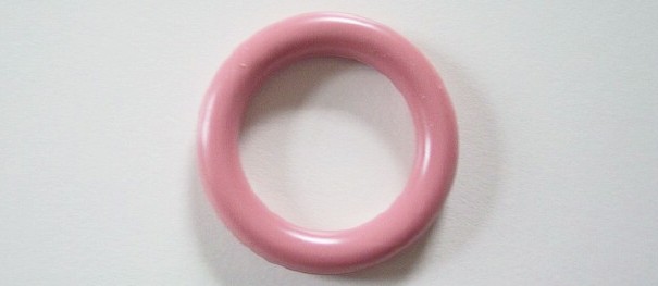 Lt Rose 1/4" x 1 1/2" Plastic Ring