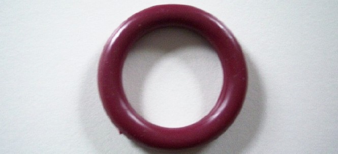 Cranberry 1/4" x 1 1/2" Plastic Ring