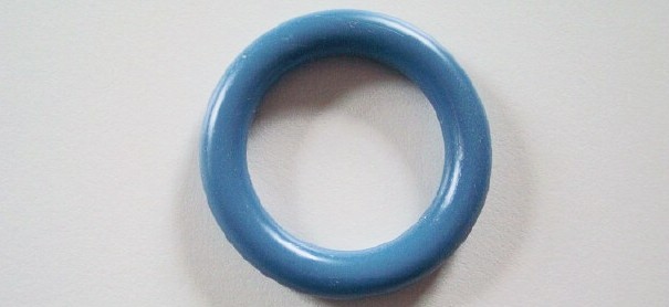 French Blue 1/4" x 1 1/2" Plastic Ring