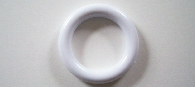 White 1/4" x 1 1/2" Plastic Ring