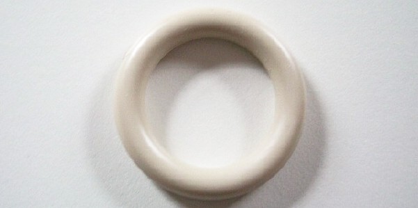 Beige 1/4" x 1 1/2" Plastic Ring