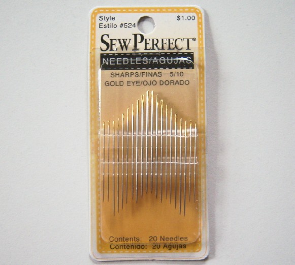 SP523 Gold Eye 5/10 Sharps Needles