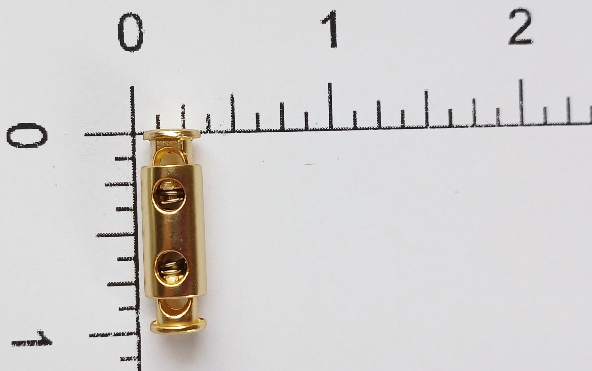 Geneva Gold 1" Cylinder Cord Lock Adjuster