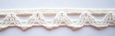 Natural 1/2" Cluny Lace