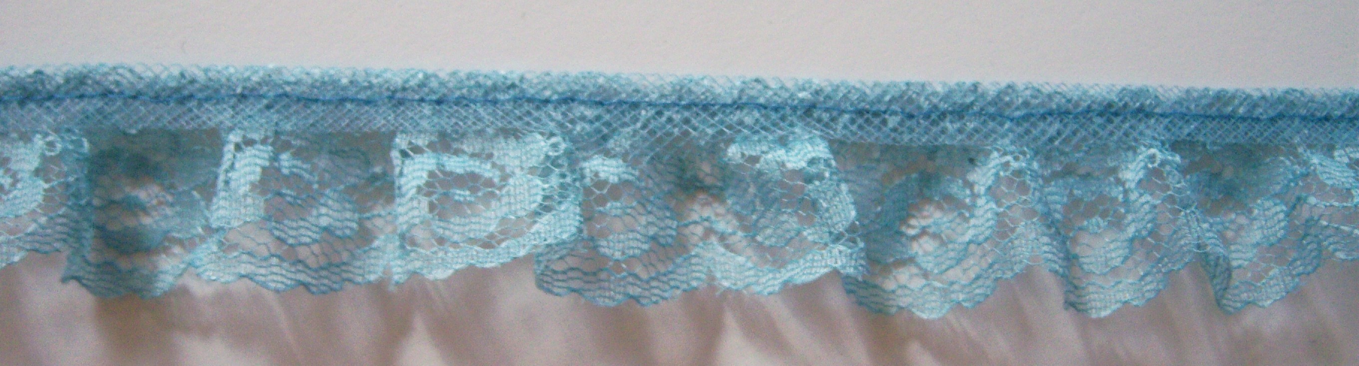Antique Blue 1 1/4" Ruffled Lace