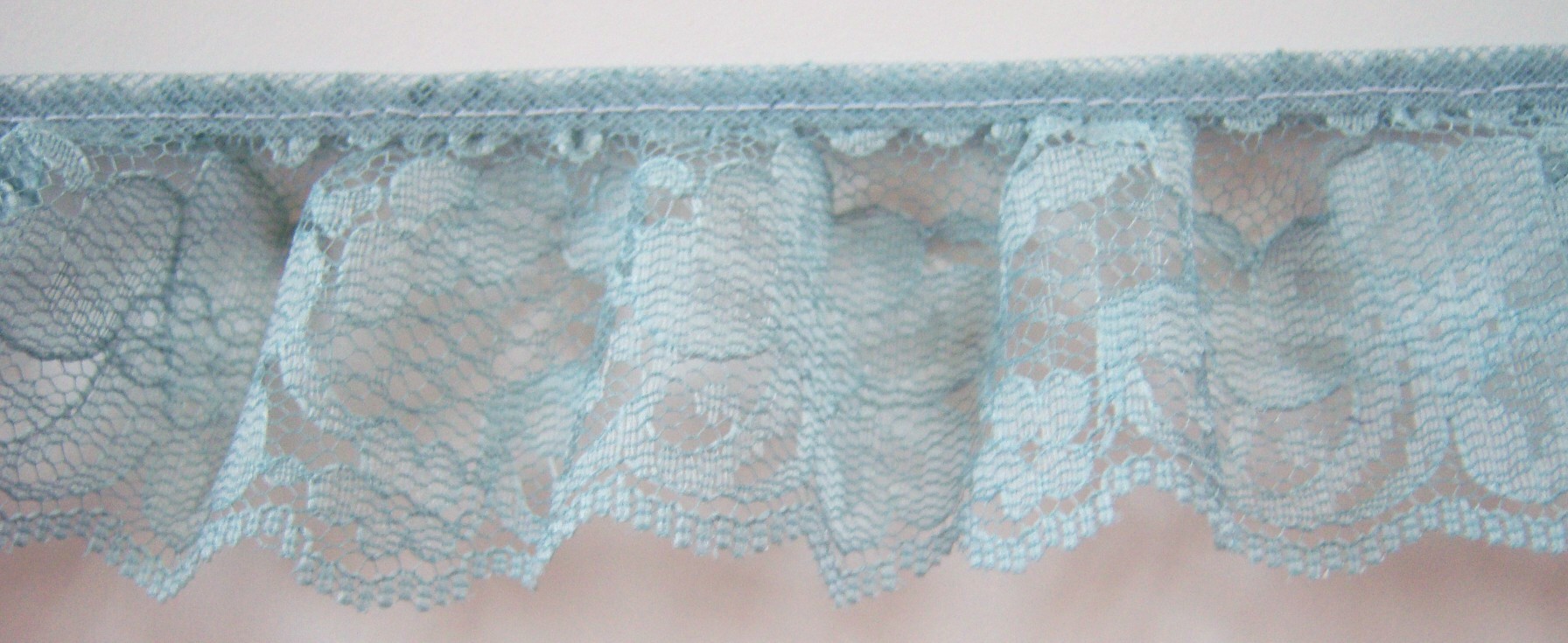 Country Blue 1 3/4" Ruffled Lace