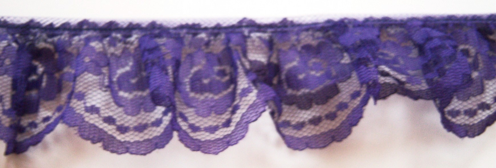 Purple 2" Ruffled Lace
