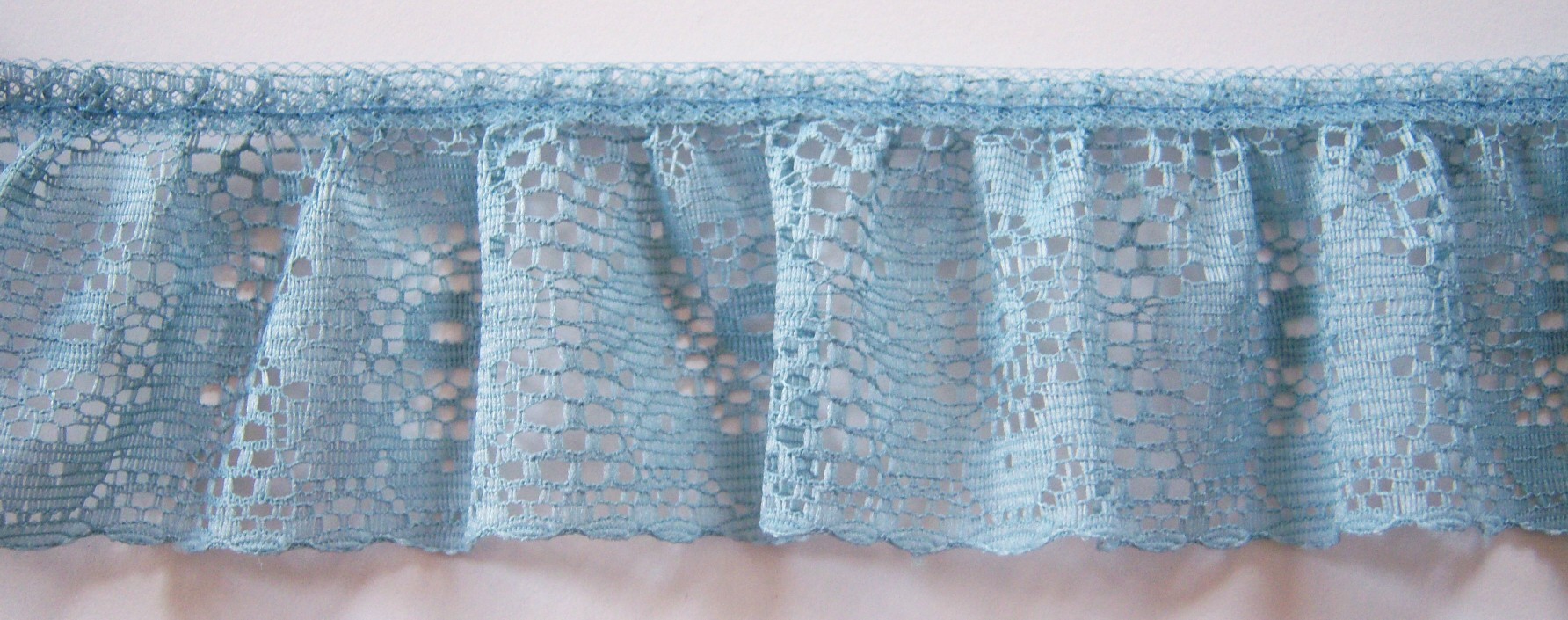Country Blue 1 7/8" Ruffled Lace