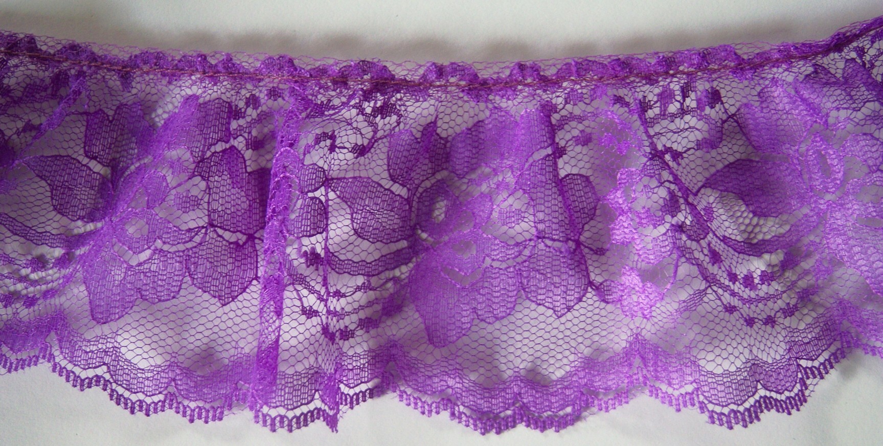 Light Purple 3" Ruffled Lace