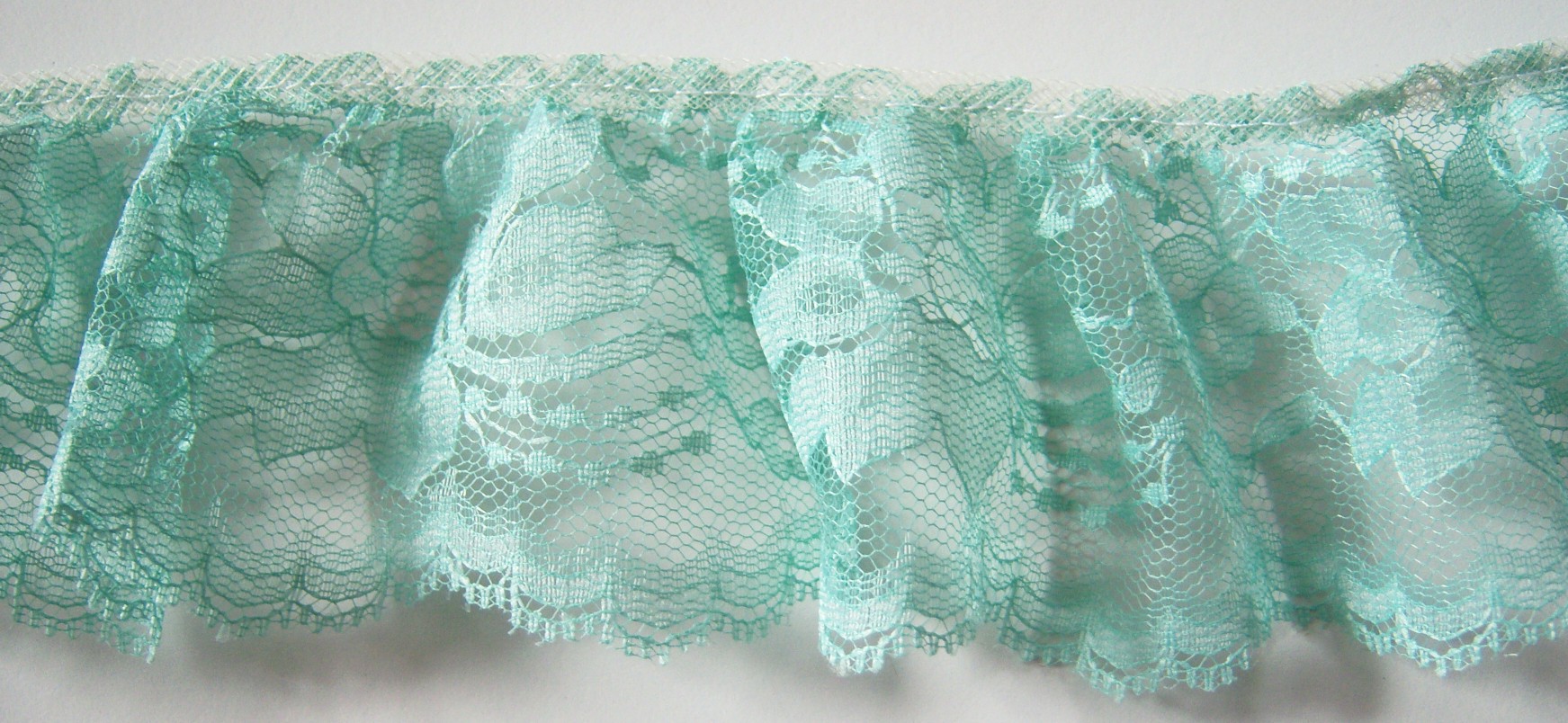 Seafoam 3" Ruffled Lace
