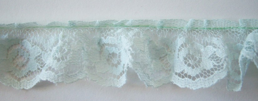 Minty 1 1/4" Ruffled Lace