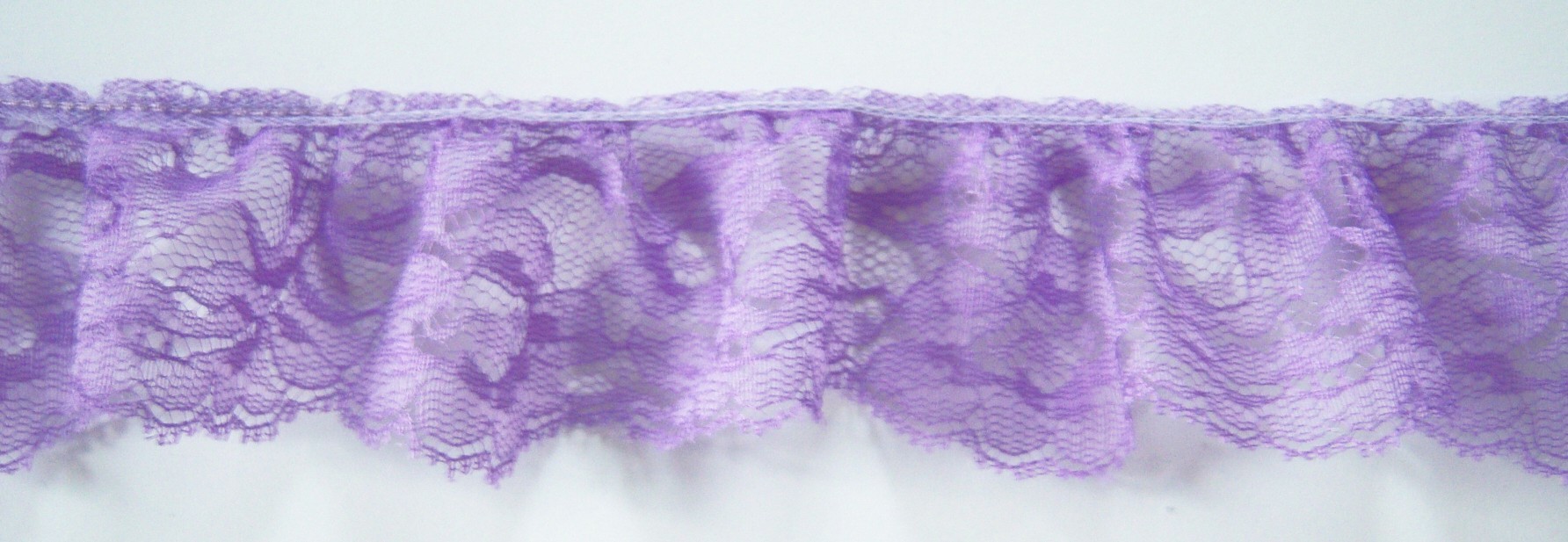 Aster Purple 2 1/2" Ruffled Lace
