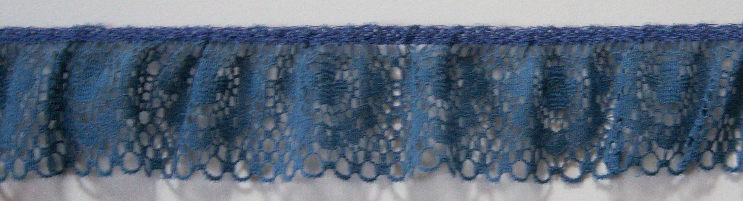 Slate 1 1/2" Ruffled Lace
