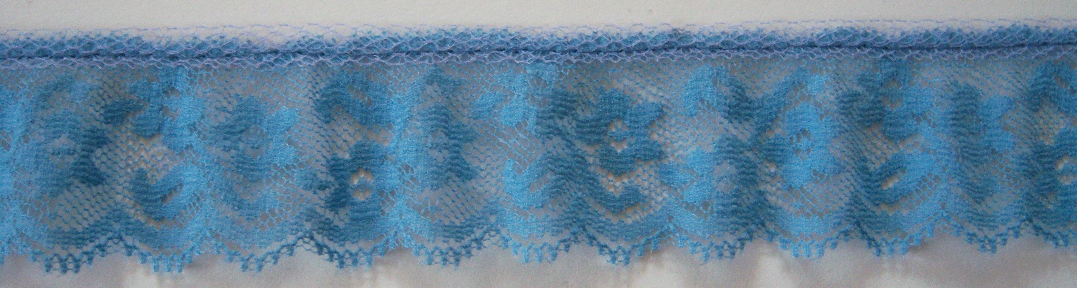 Persian Blue 1 1/2" Ruffled Lace