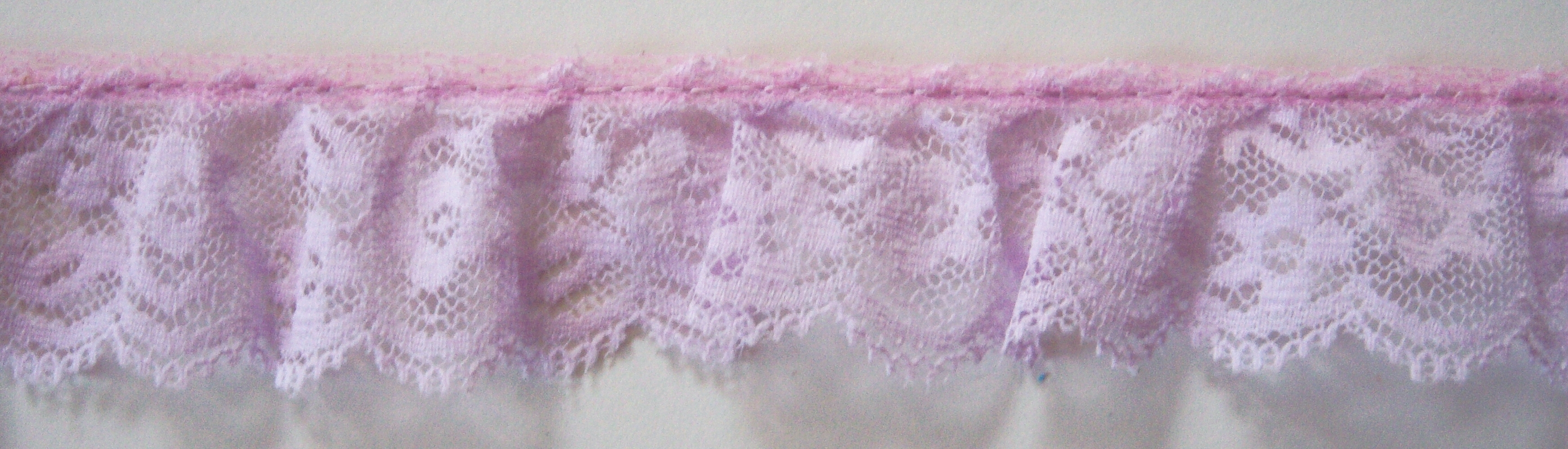 Light Orchid 1 1/2" Ruffled Lace