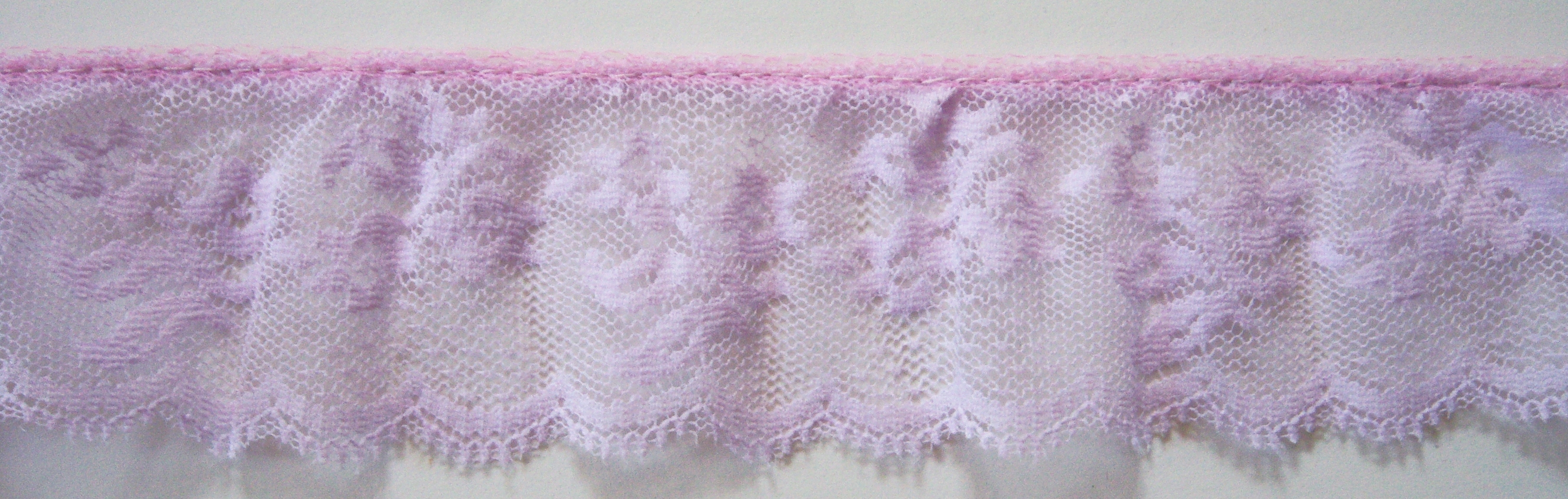 Light Orchid 2" Ruffled Lace