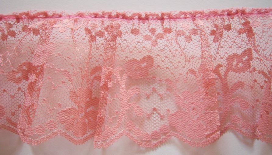 Rose 2 1/2" Shirred Lace