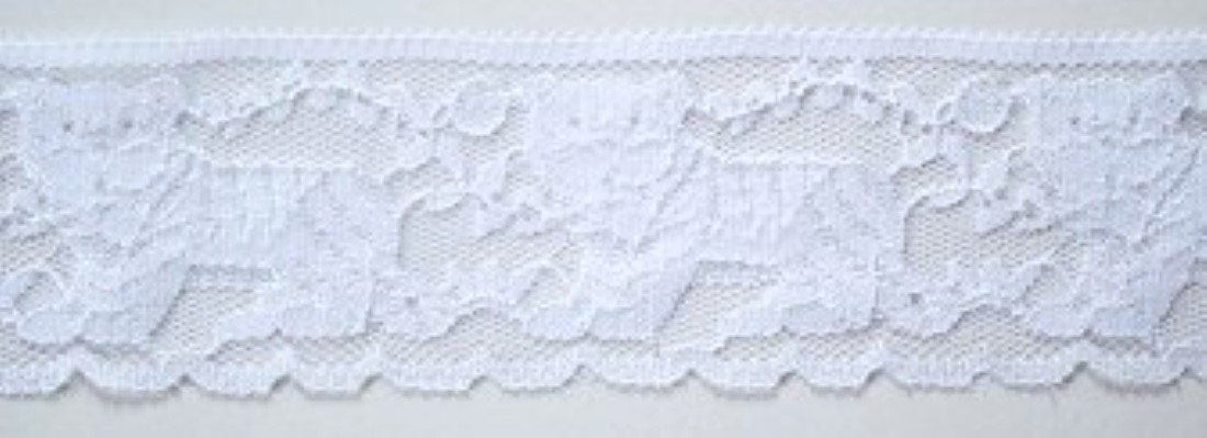 White 2" Nylon Lace