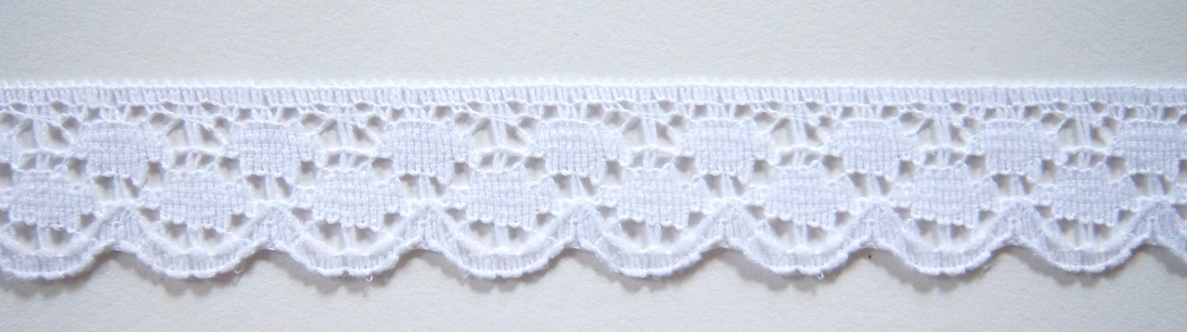 White 5/8" Nylon Lace