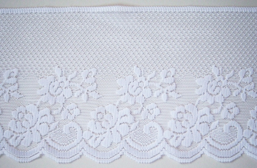 White 5 3/4" Nylon Lace