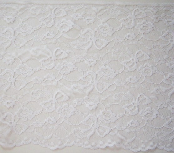 White 13" Nylon Lace