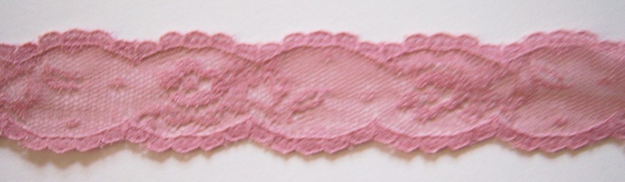 Dusty Rose 1" Lace