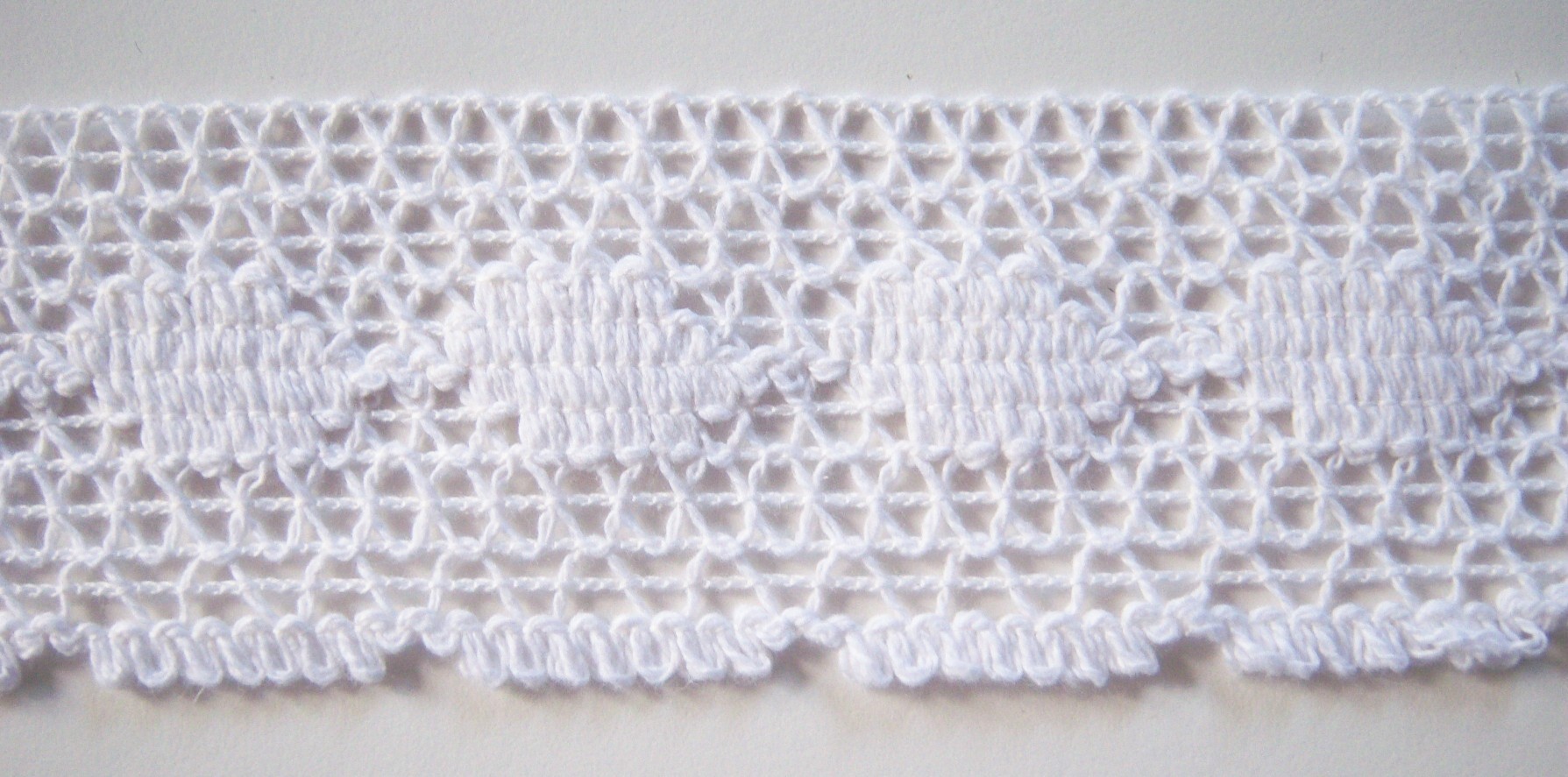 White 1 7/8" Cluny Lace