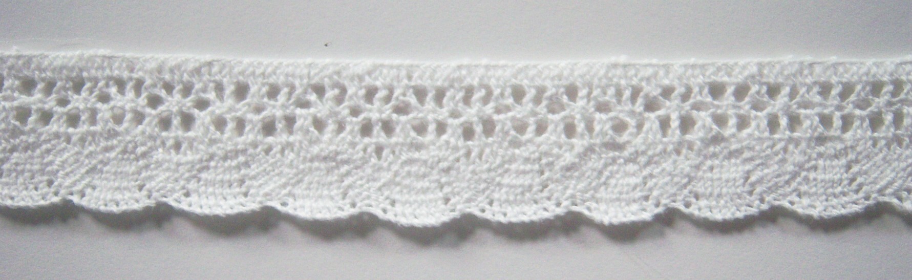 Natural White 1" Cluny Lace