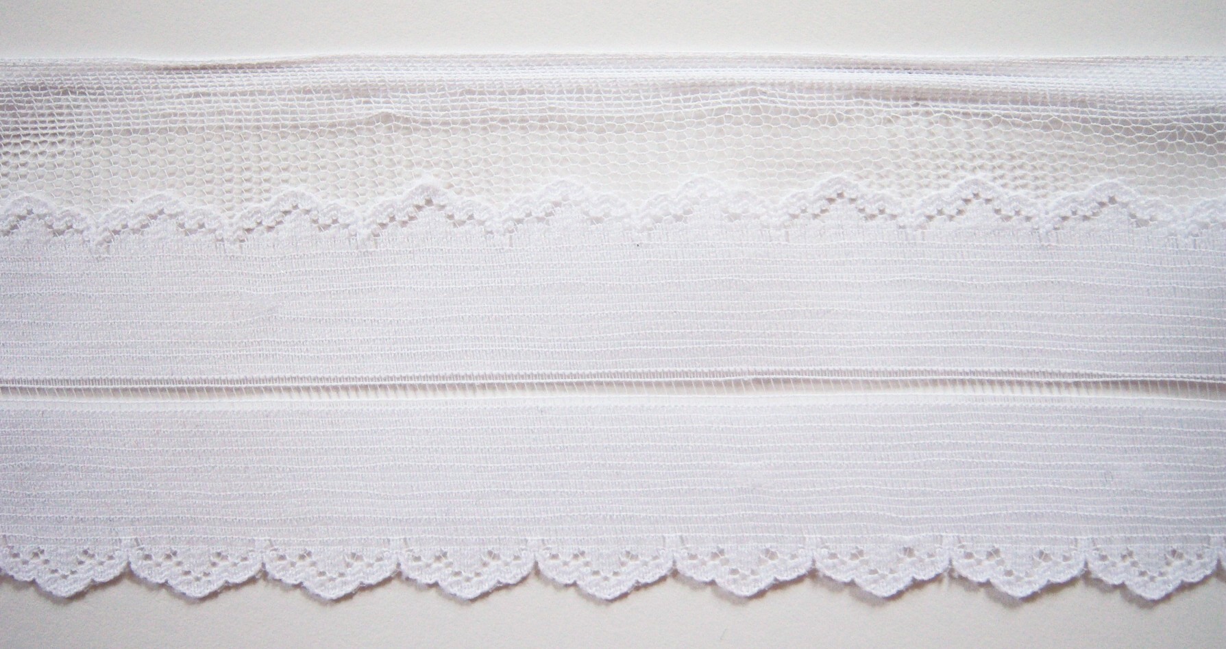 White 3" Polyester Lace