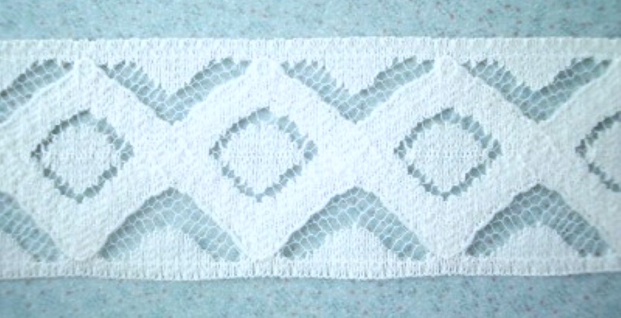 White 1 1/4" Soft Poly Lace