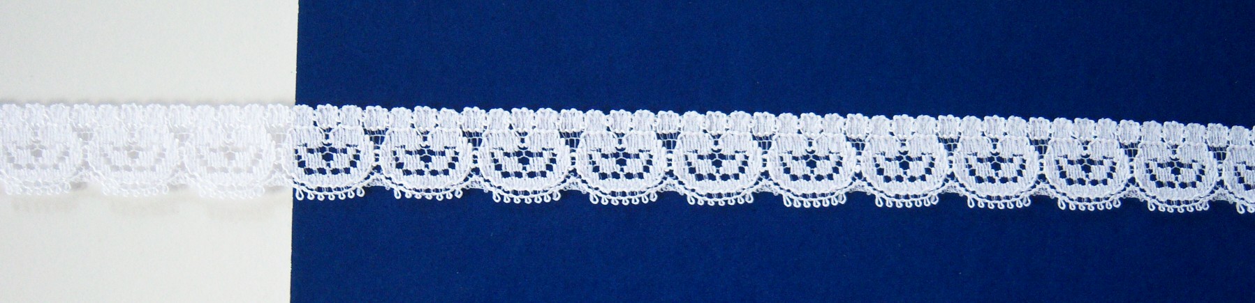 White #1653 Nylon 11/16" Lace